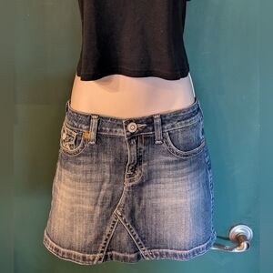 visgossDenim Mini Skirt Size 9